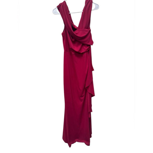Sleeveless V-neck Evening Gown