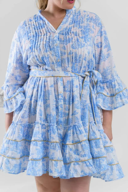Pep's Cannes - Toile Capsule Mini Dress - Plus - Rack Hunt