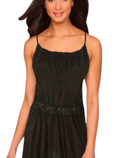 raviya - Crochet Waist Halter Dress - Rack Hunt