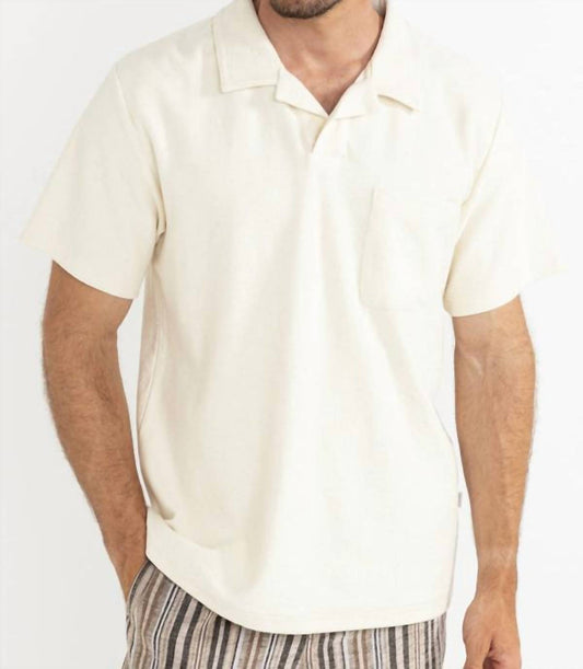 Vintage Terry Short Sleeve Polo