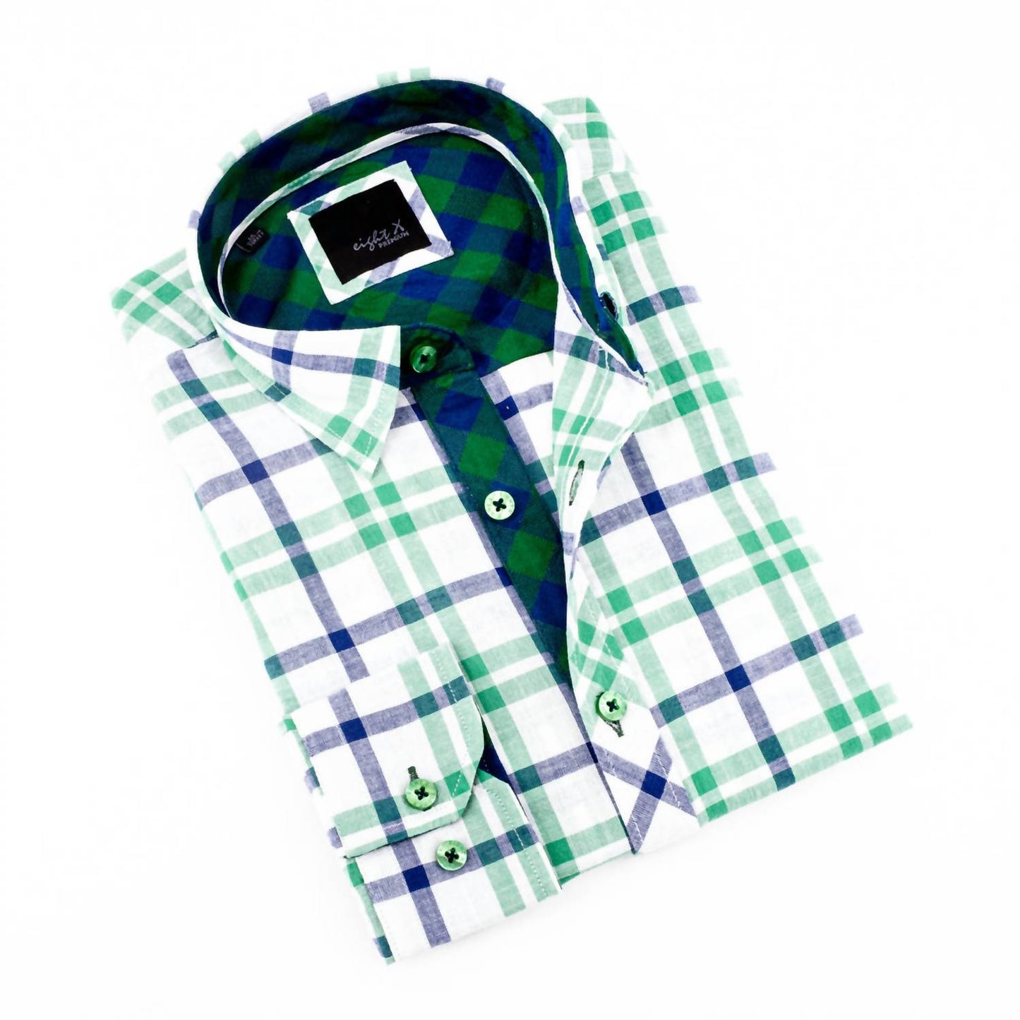 Men's Plaid Button-up Shirt