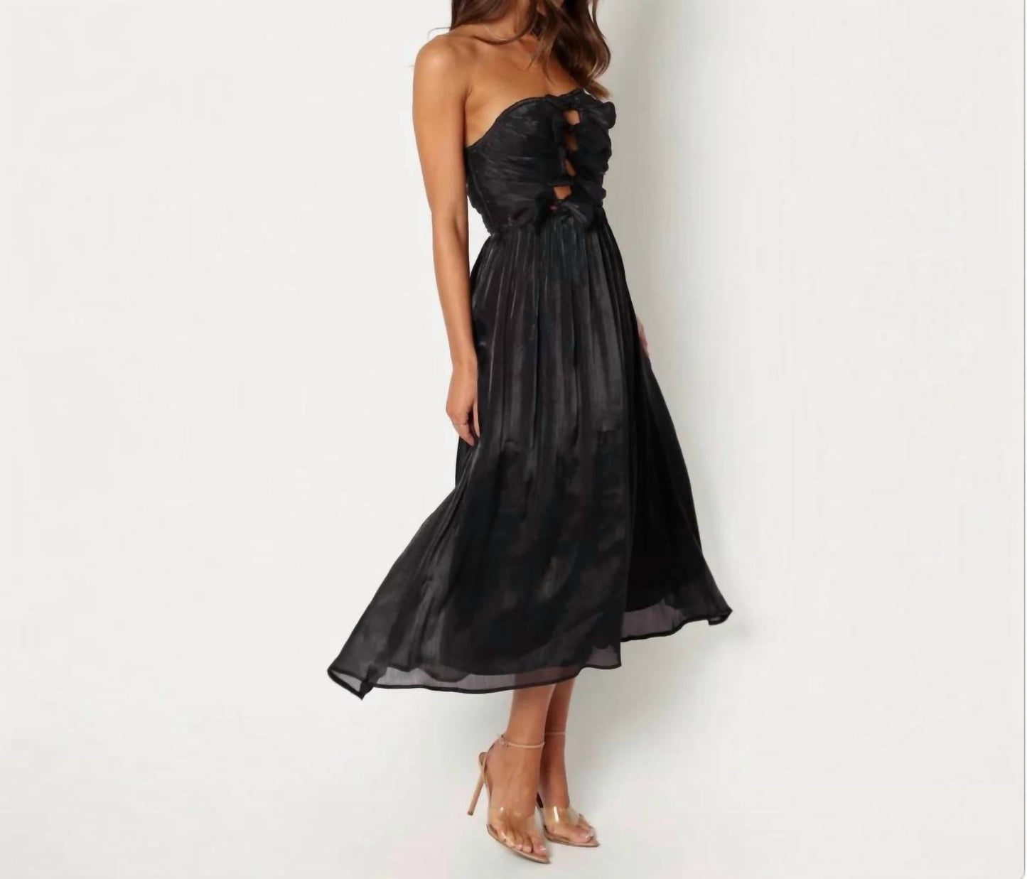 Mila Strapless Midi Dress