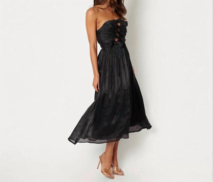 Mila Strapless Midi Dress