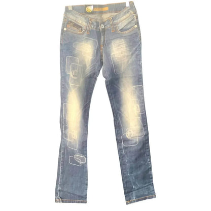 Cipo & Baxx - Women's Durable Vintage Denim Jeans - Rack Hunt