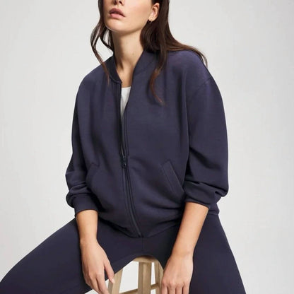 Luxe Modal Bomber Jacket