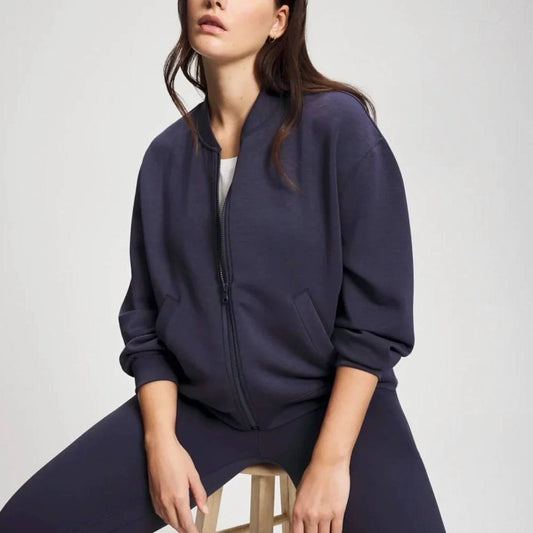 Luxe Modal Bomber Jacket
