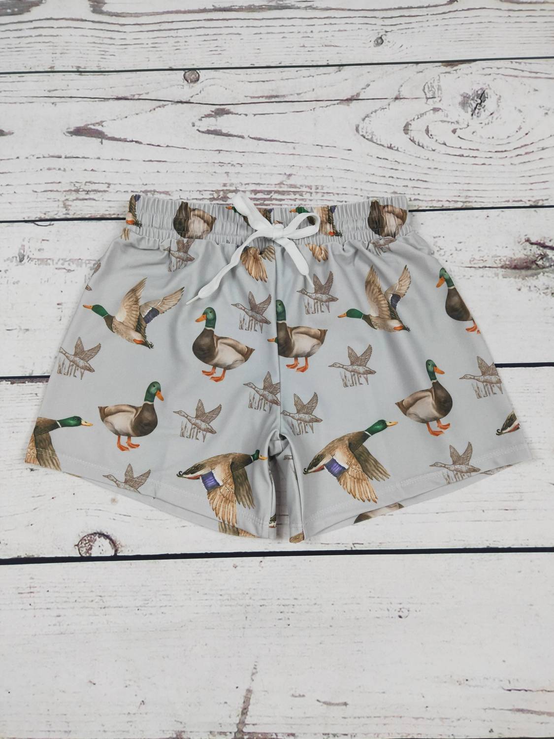 Boy's Mallard Printed Boardshorts