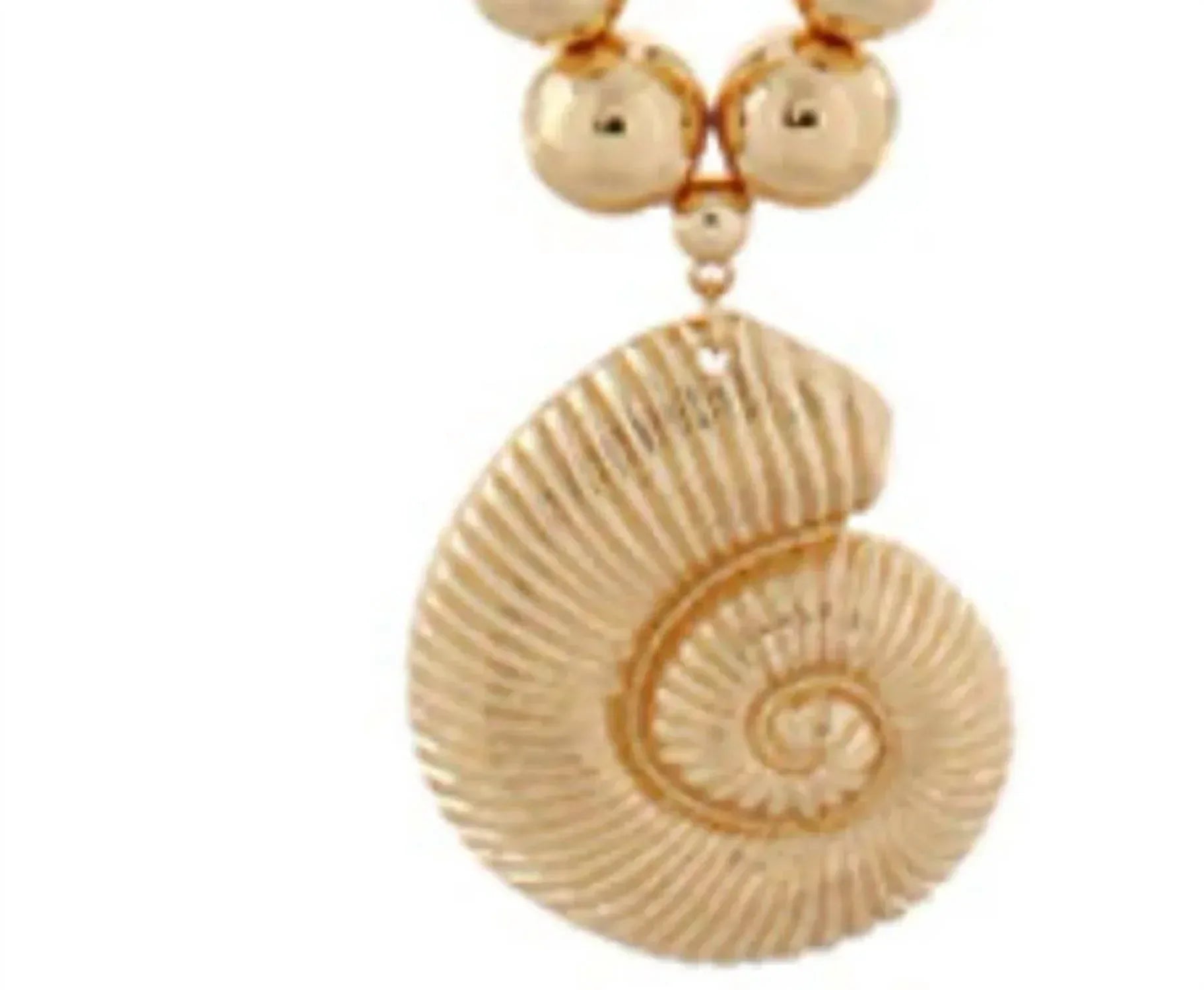 Golden Stella - Women's Sea Shell Necklace - Rack Hunt