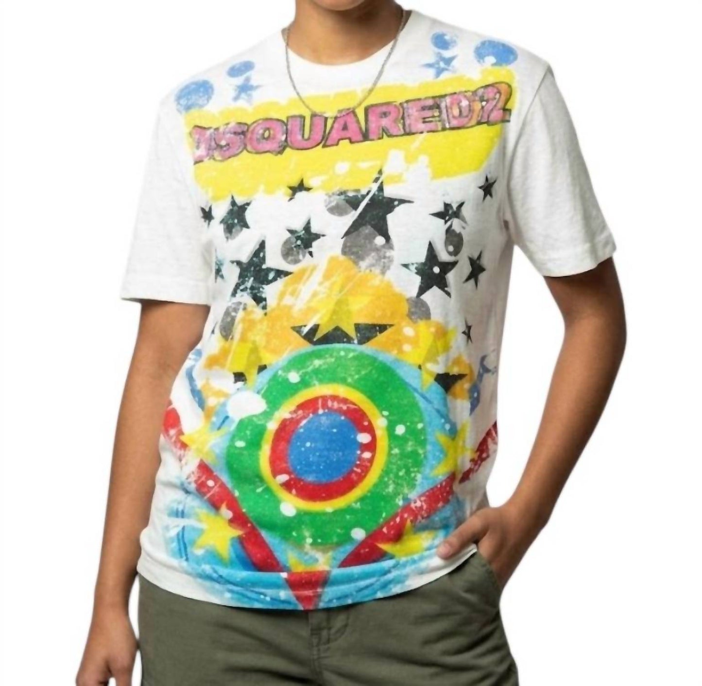 Women's Splatter Star Print T-shirt