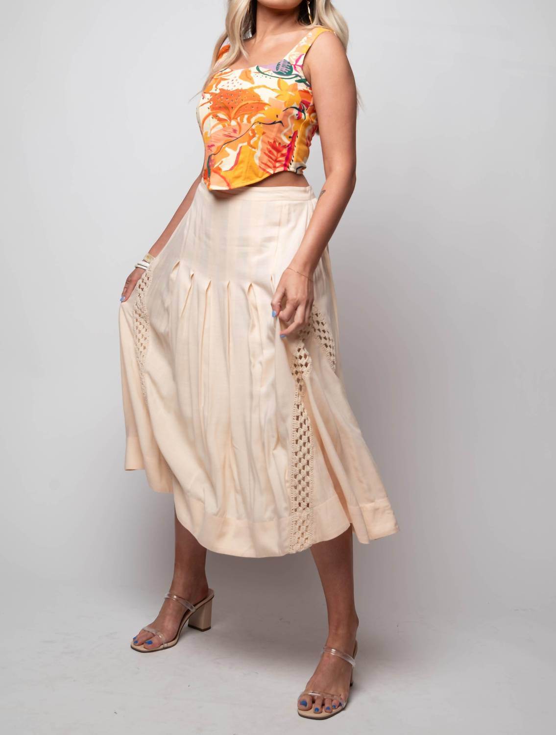 Ash & Eden - Adeena Crochet Skirt - Rack Hunt -