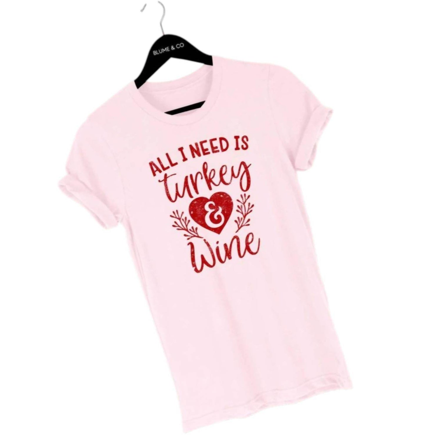 Blume + Co. - Women Turkey & Wine Graphic T-Shirt - Rack Hunt -