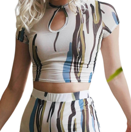 Koy & Victoria - Chichi Crop Top - Rack Hunt -