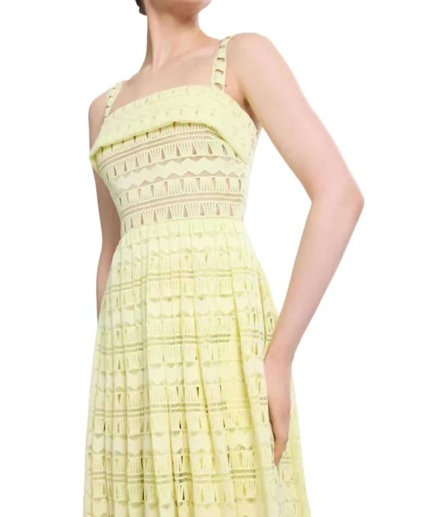 Macrame long dress