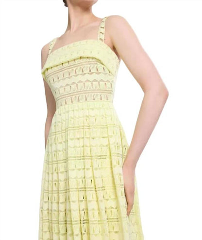 Macrame long dress