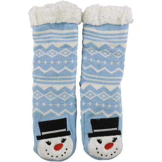 Women's Snowman Slipper Socks