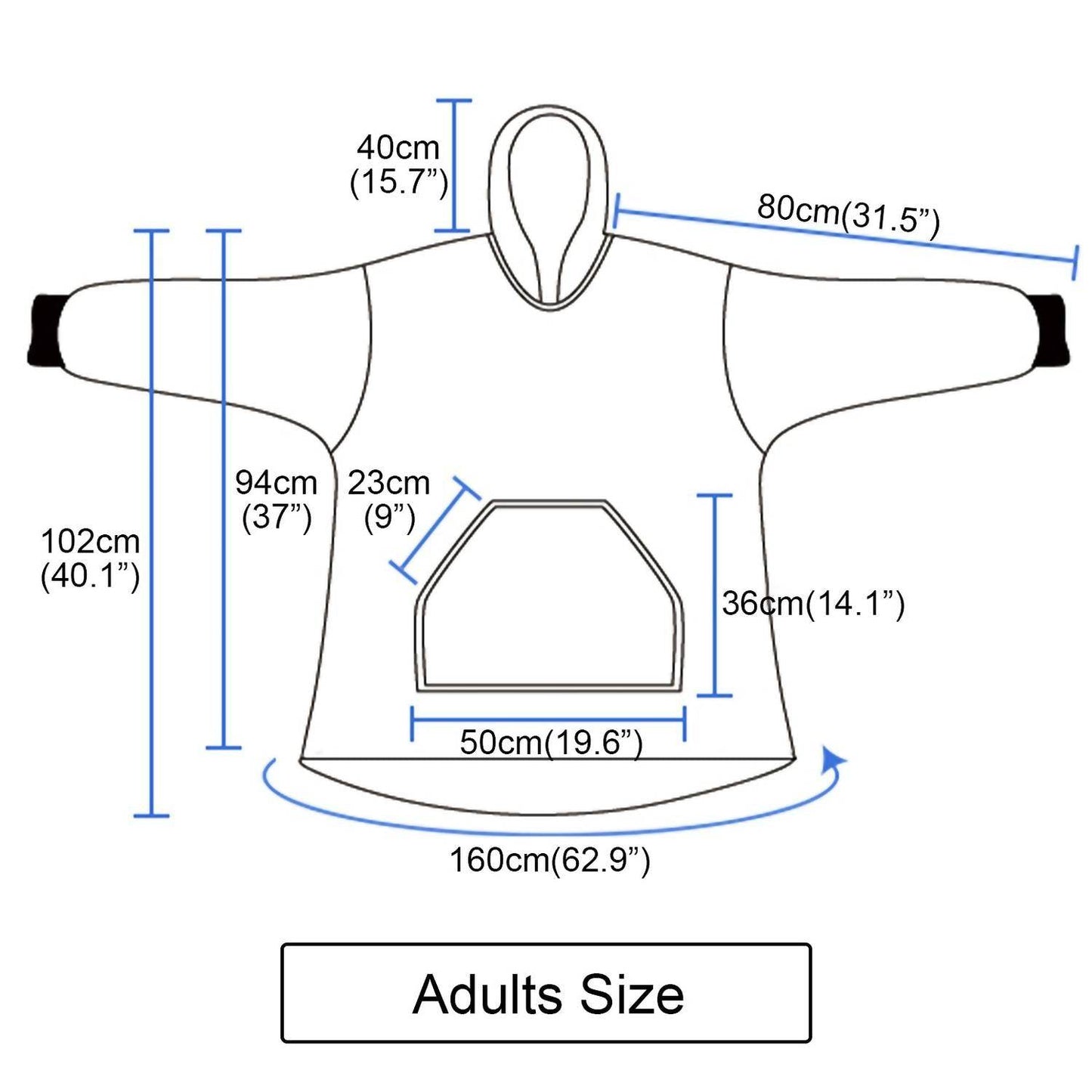 Tennessee & Co. - Fan Fleece Blanket Sweatshirt - Rack Hunt