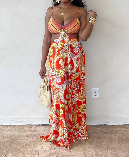 Sand And Sun Paisley Maxi Dress