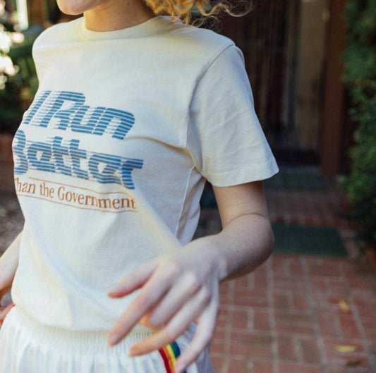 I Run Better Than The Government Graphic T Shirt