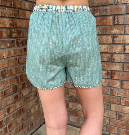 Vladana Mixed Plaid Shorts