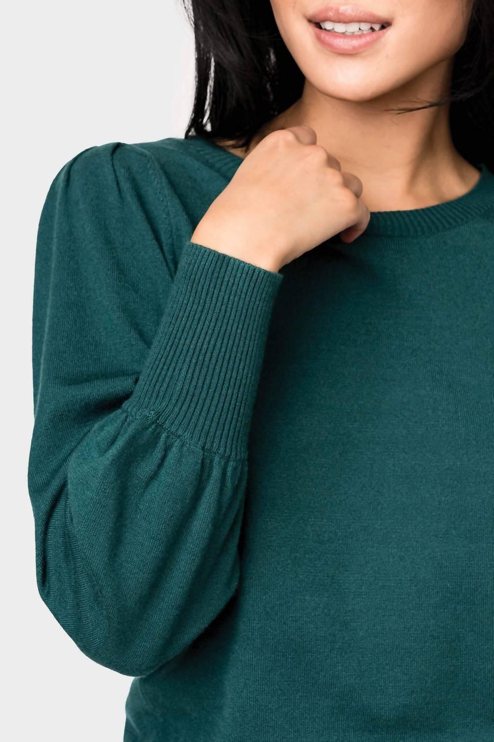 Gibsonlook - Essential Blouson Sleeve Sweater - Rack Hunt