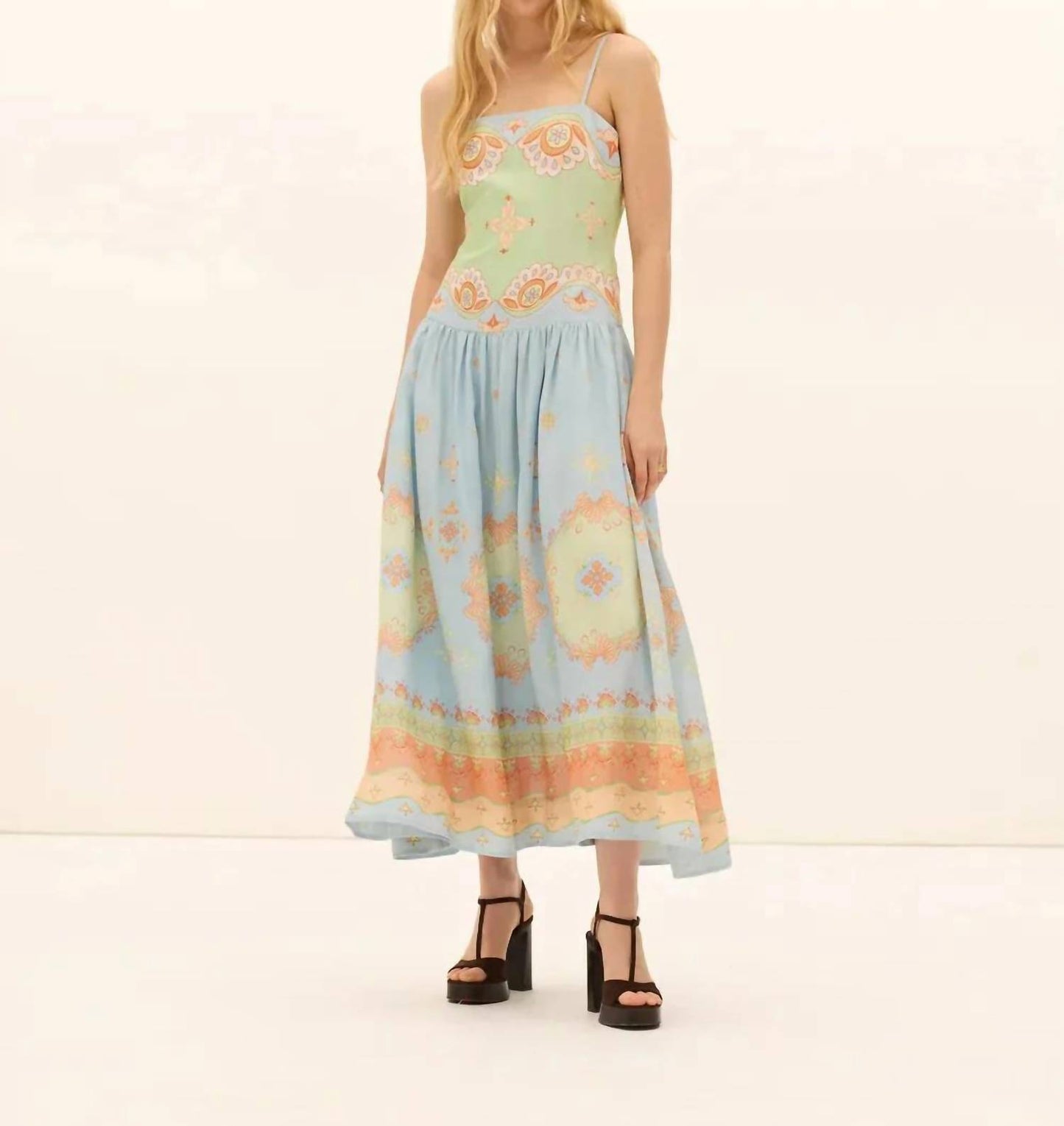 Matthiola Waisted Midi Dress