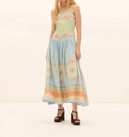 Matthiola Waisted Midi Dress