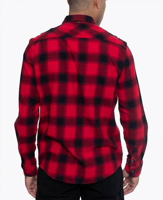 Sean John - Plaid Long Sleeves Shirt - Rack Hunt -
