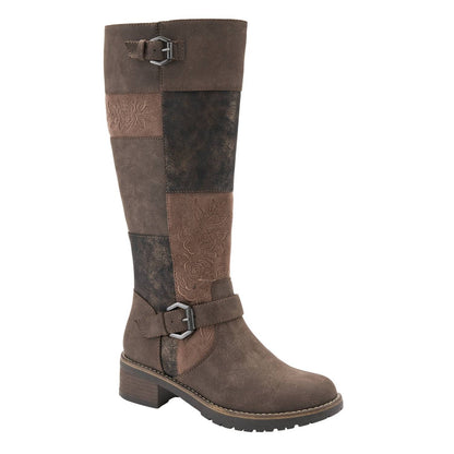 WOMEN'S COLLAGE TALL BOOTS