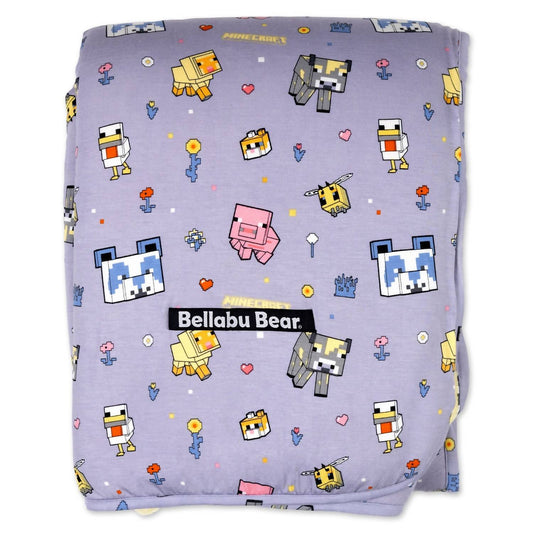 Kid's Minecraft Pixel Pals Bamboo Blanket