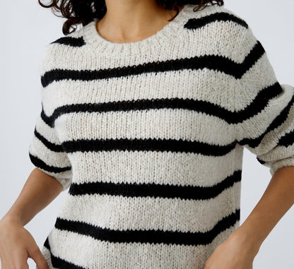 Stripe Crew Sweater