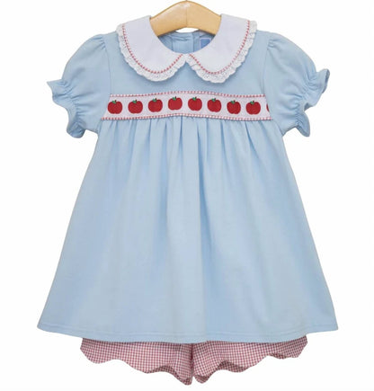 Apple Ribbon Short Set