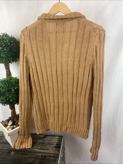 Cable Knit Button Up Cardigan