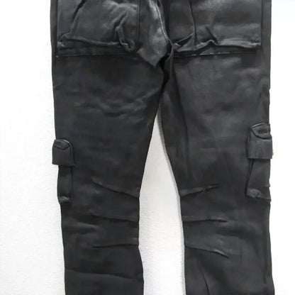 Tulones - Men's Coated Cargo Jeans - Rack Hunt