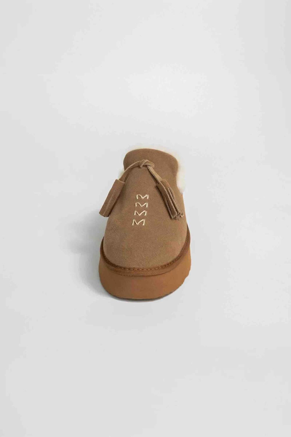 Women's Anita Suede And Sheepskin Mules