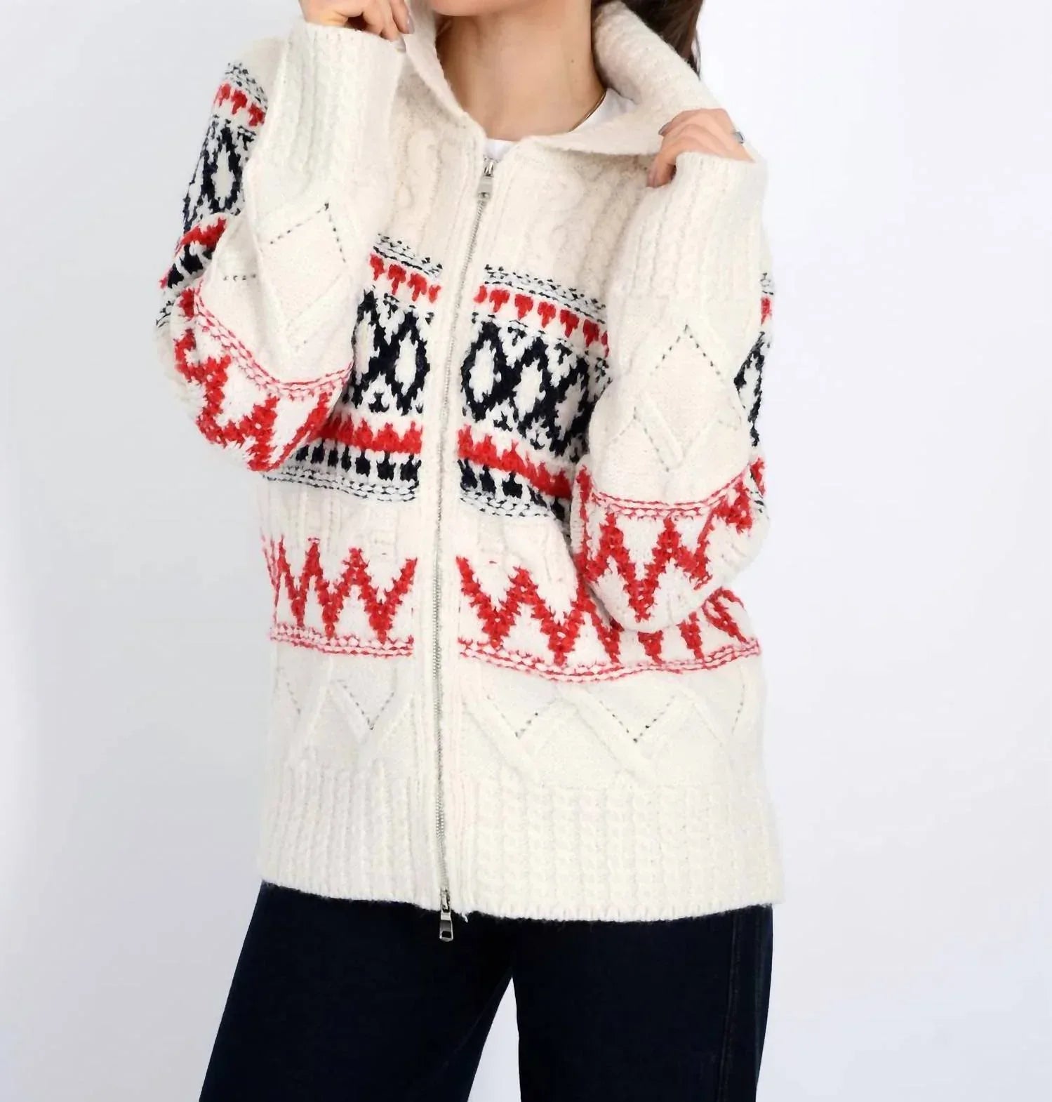 RD International - Fair Isle Cardigan - Rack Hunt