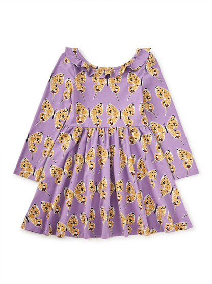 Girl's Ruffle Collar Ballet Dress