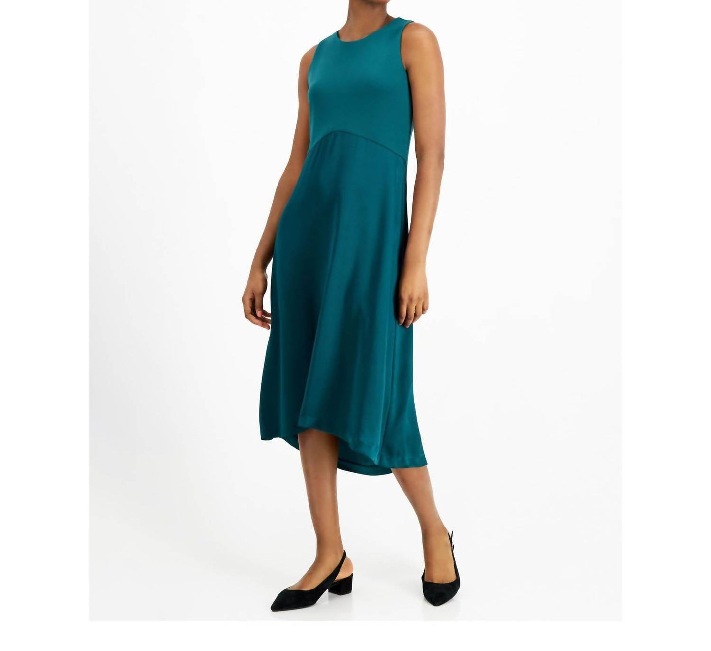 Alfani - Fitted Flare Asymmetrical Dress - Rack Hunt -