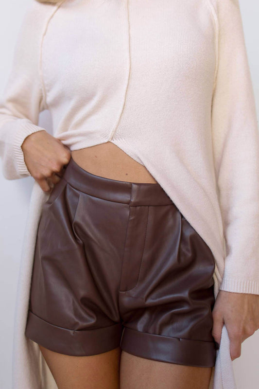 SIRENA - alice leather shorts - Rack Hunt -