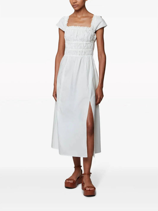 Lily Smocked Midi Dress