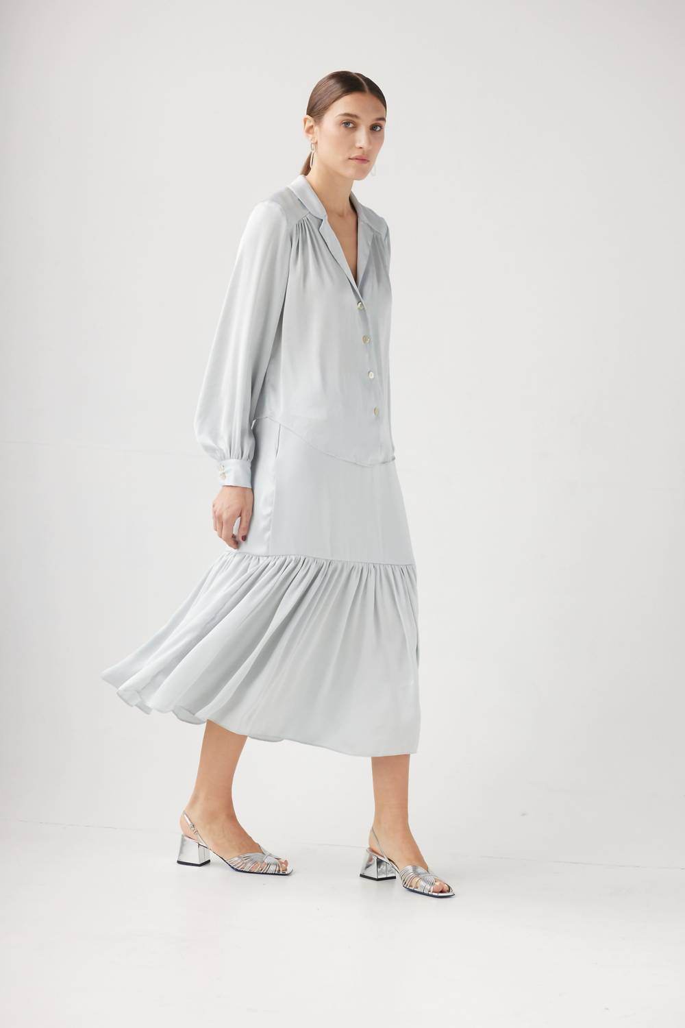 Rose Velvet - Colette Midi Skirt - Rack Hunt -