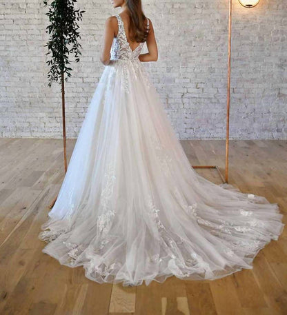 Sleeveless Wedding Dress