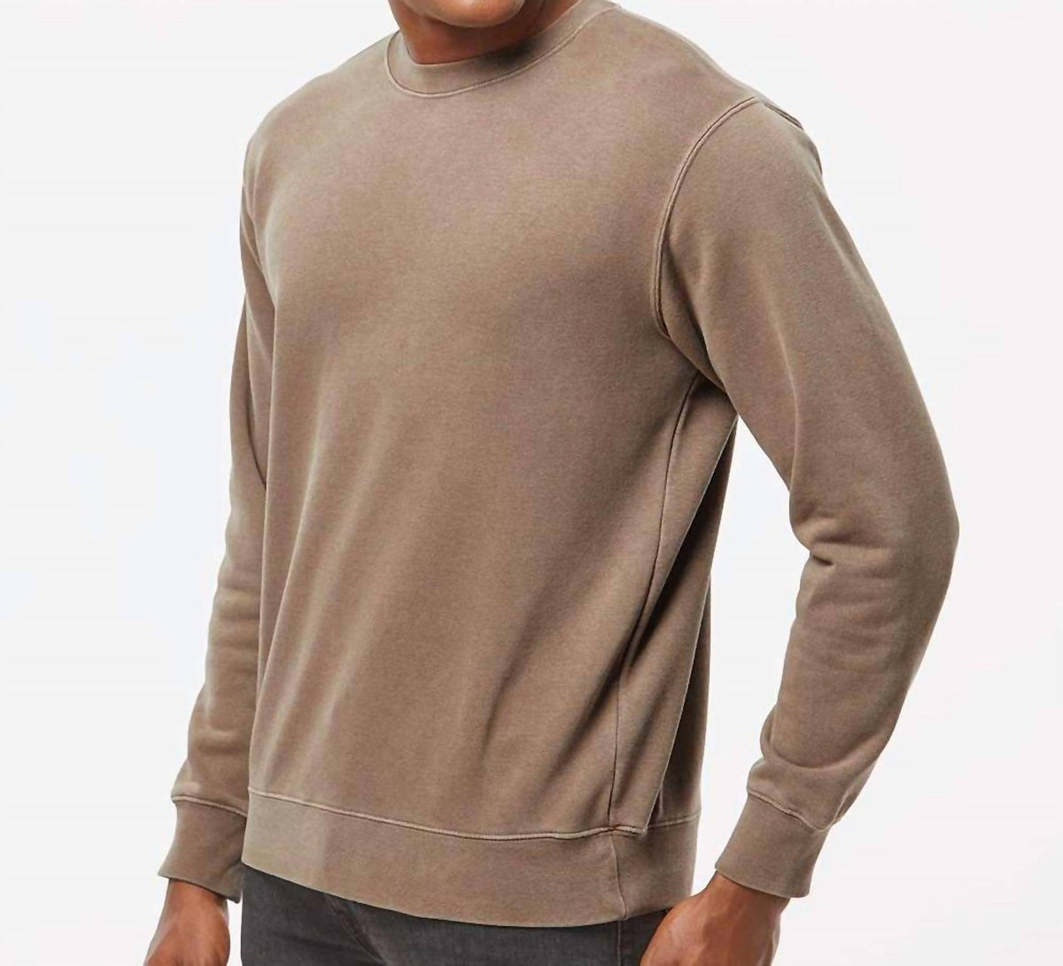 Midweight Pigment-dyed Crewneck Sweatshirt