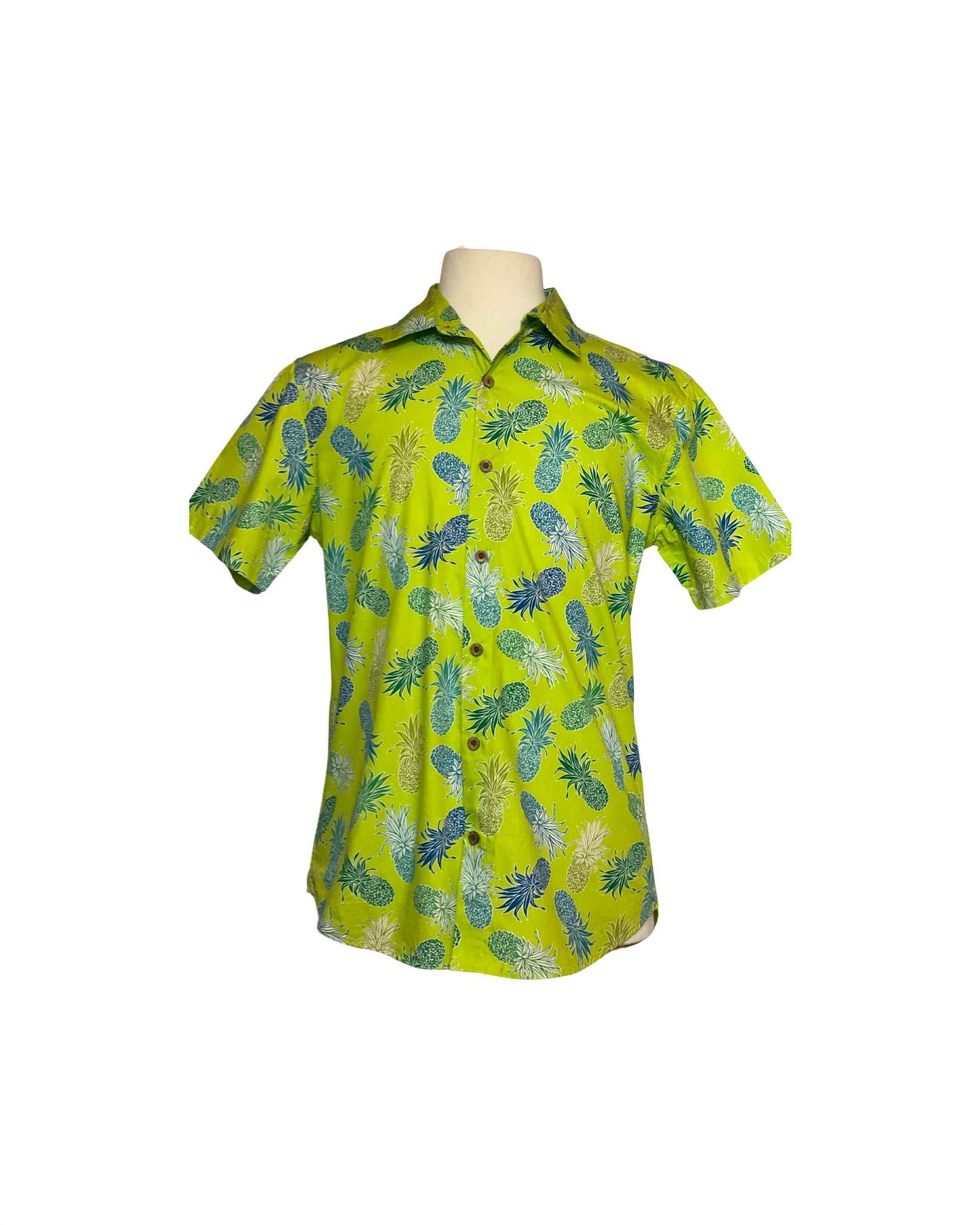 Men's Pineapples Short Sleeve "kalani" Aloha Shirt