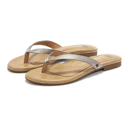 Women's Allaria Ii Leather Flip Flops