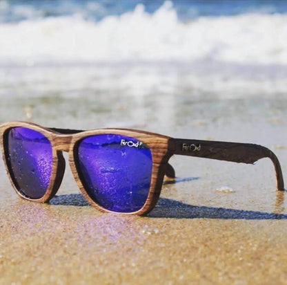 Far Out Sunglasses - Polarized Premiums Blue Lens - Rack Hunt
