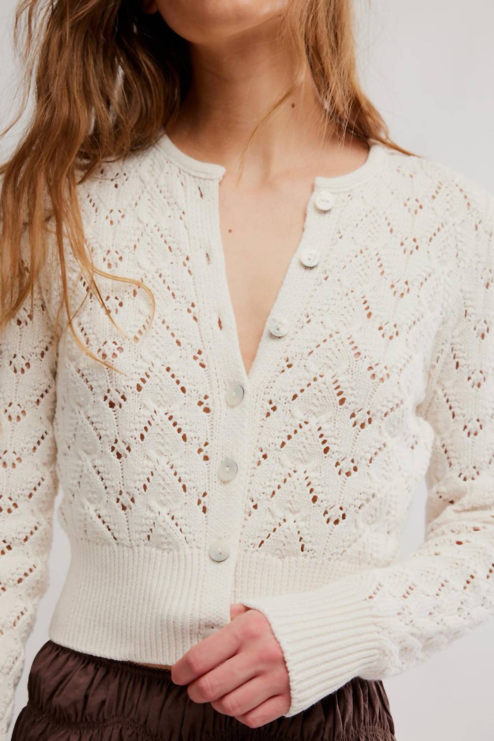 Pretty In Pointelle Cardigan