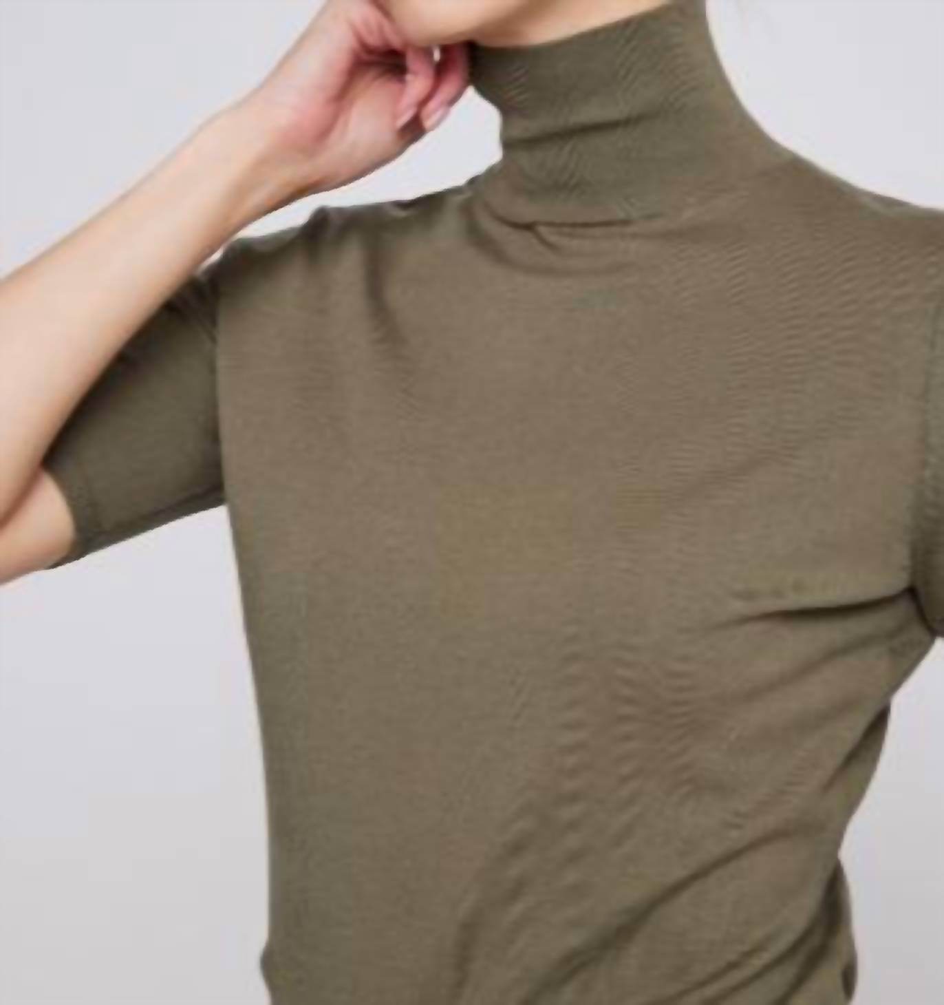 Amanda Maria - Viva Modal Turtleneck Top - Rack Hunt -