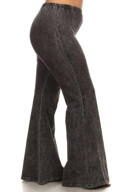 Chatoyant - Mineral Wash Bell Bottom Soft Pants - Rack Hunt