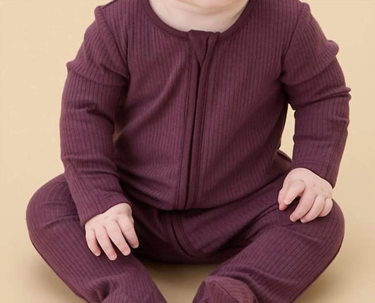 Petit Lem - Ribbed Long Sleeve Knit Sleeper - Rack Hunt