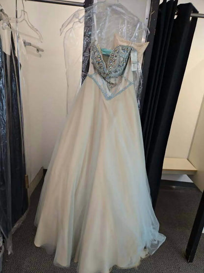 Karishma Creations - Women's Elegant Beaded Corset Formal Gown - Rack Hunt
